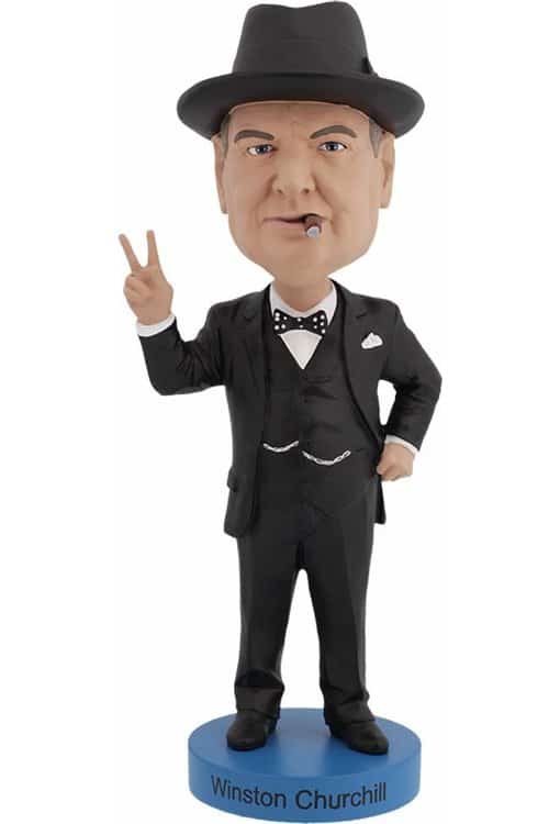 churchill bobble head