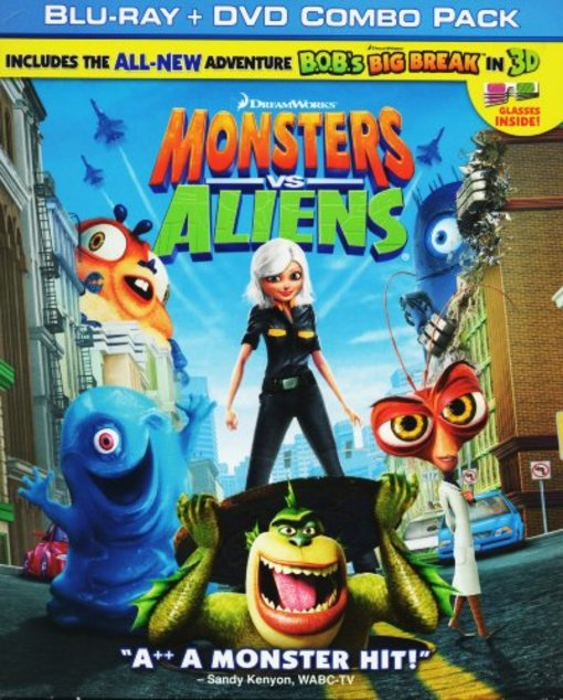 Monsters vs. Aliens (Blu-ray + DVD) | eBay