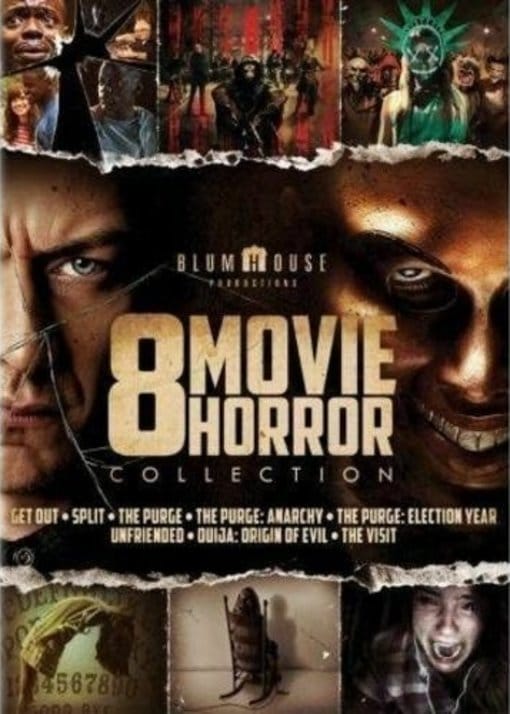 Blumhouse 8 Movie Horror Collection (Get Out / Split / The Purge / The ...