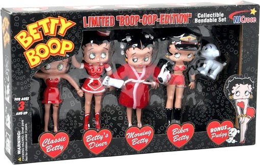 betty boop plastic figures