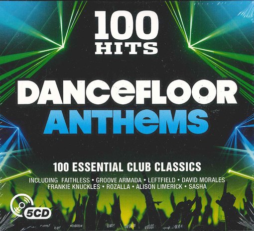 Dance Floor Anthems 100 Essential Club Classics 5 Cd Importbox Set Ebay 5249